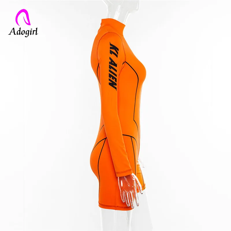 Спортивные комбинезоны Adogirl 2019 Женская водолазка женское облегающее