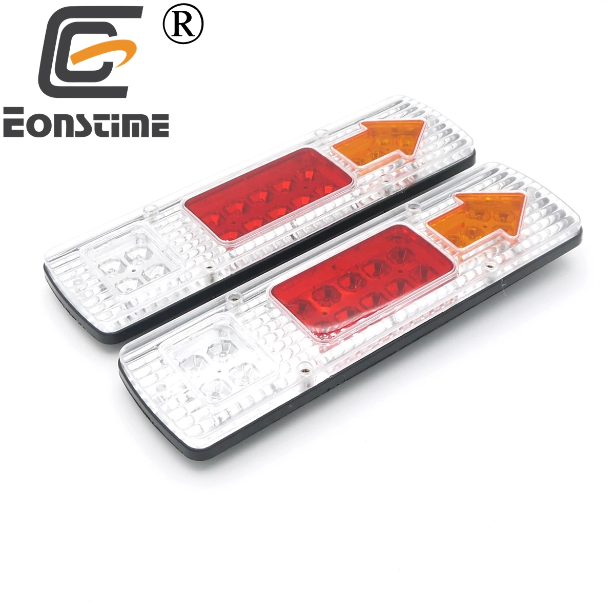 Eonstime 2 шт. 12V/24V Водонепроницаемый 19 светодиодный отражатели ATV для прицепа
