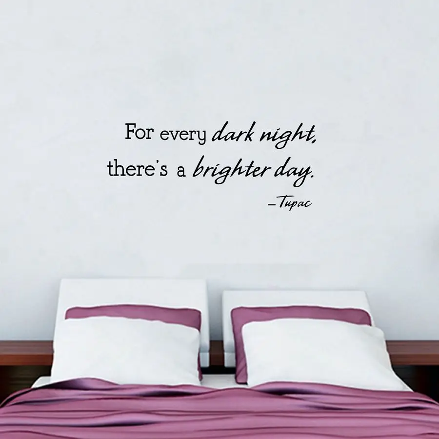 Наклейки на стену для каждого темного дня виниловые художественные переводки