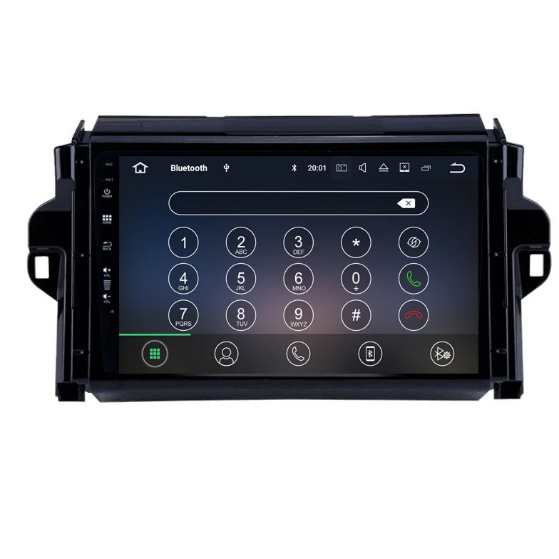 9-дюймовый автомобильный dvd-плеер на основе Android для Toyota Fortuner 2016-с радио gps