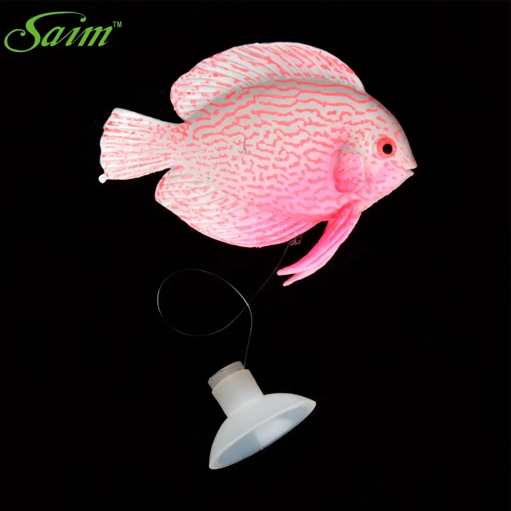 Аквариум розовый искусственный силикон поддельные плавающие имитация пейзажа