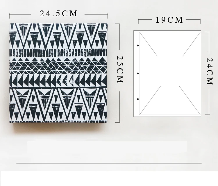 Креативная квадратная Шпулька Тканевая обложка ручной работы альбом сделай сам