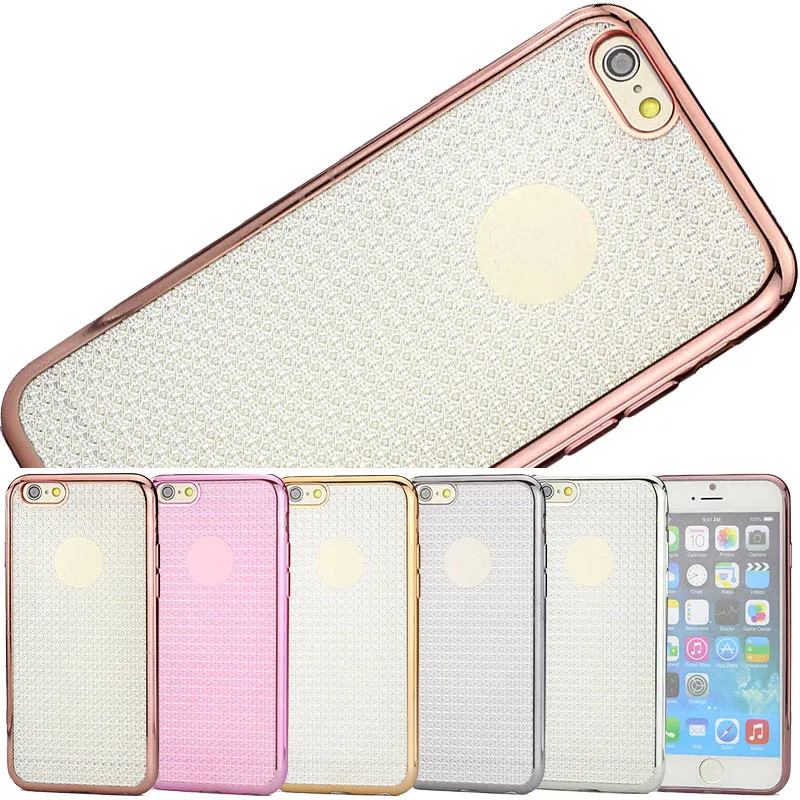 2016 Высокое качество Чехол Для iphone 6 плюс s 5.5 &quotдюймов shell Мода Блеск покрытие край