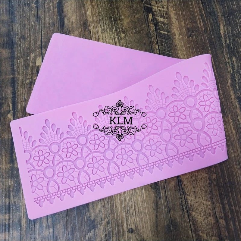 KLM-C0044 торт кружева силиконовые формы цветочные кружева колодки DIY выпечки инструмент