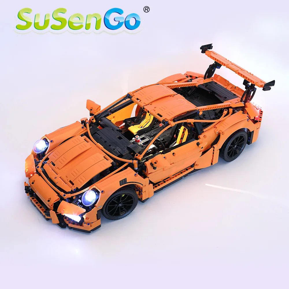 SuSenGo светодиодный светильник комплект для Technic GT3 RS светодиодный светильник ing набор совместим с моделями 42056 и 20001(без модели строительных блоков