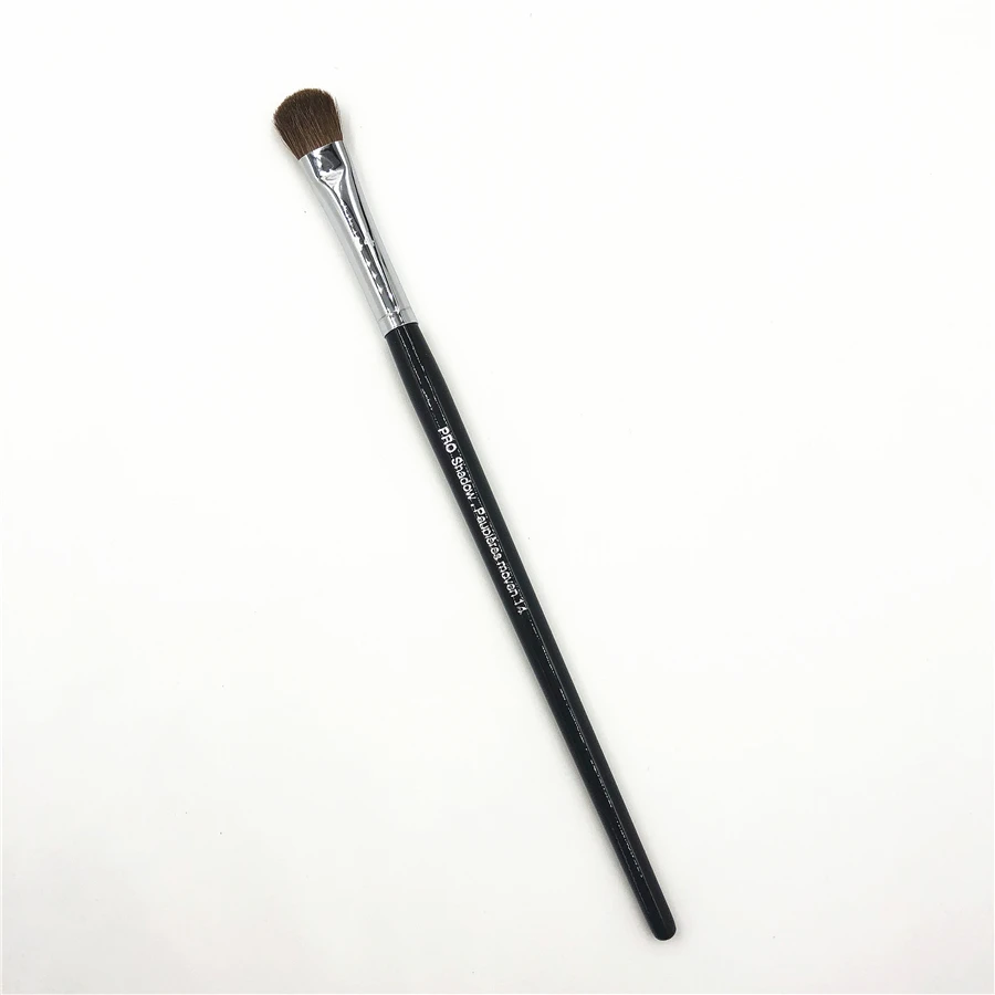 

Professional Eyeshadow Brush Soft Goat Hair Long Handle #14 Pro Big Eye Shadow Blending Make up Brush Beginner