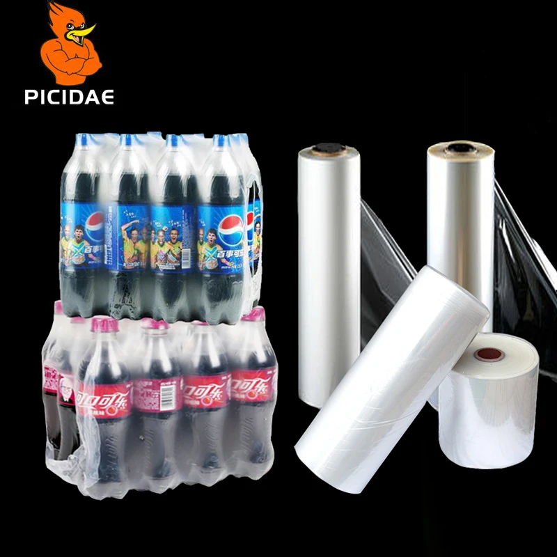 

PE Pof ПВХ термоусадочная пленка складной цилиндрический мешок пиво минеральная вода чашка стеклянная упаковка мочевина Кола лоток банки лек...