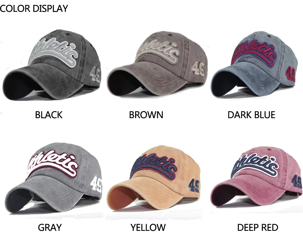 Вымытая джинсовая Бейсбольная Кепка Snapback шапки осень лето шляпа для мужчин и женщин Кепка s Casquette шапки письмо вышивка Gorras