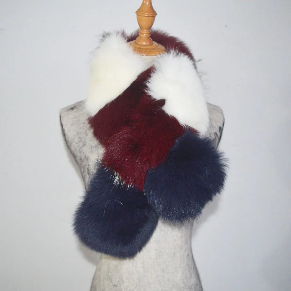 China Post Air Mail Free Shipping SJ101 Best Sell Top Quality New Arrival 2019 Women Fox Fur Scarf from |