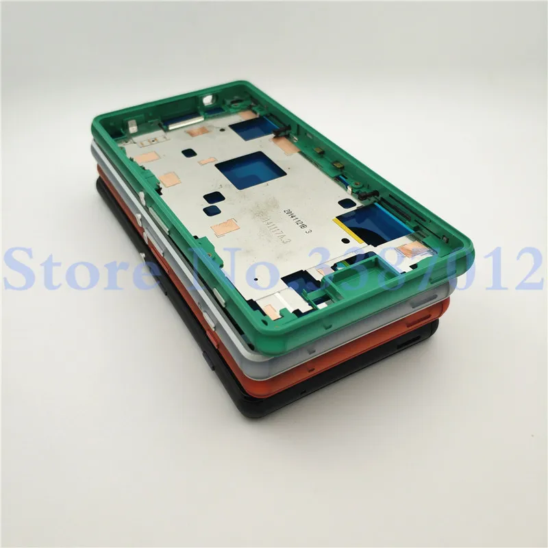 

Original For Sony Xperia Z3 Compact Mini D5803 D5833 Housing Cover Front Faceplate Middle Bezel Frame