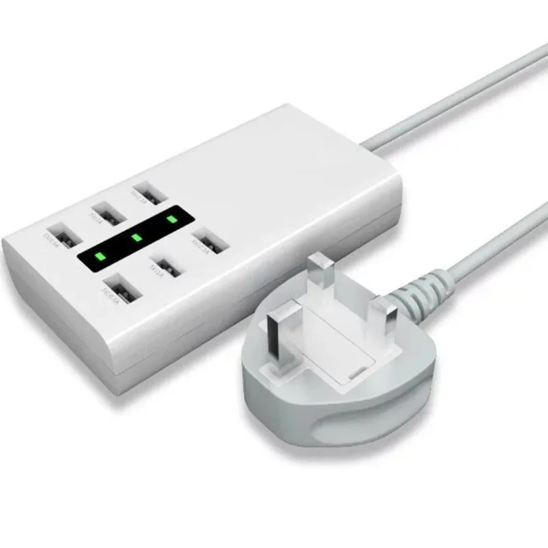 Родственная душа 6 Порта Micro Usb Устройство концентратор ВЕЛИКОБРИТАНИИ США ЕС 7.2A