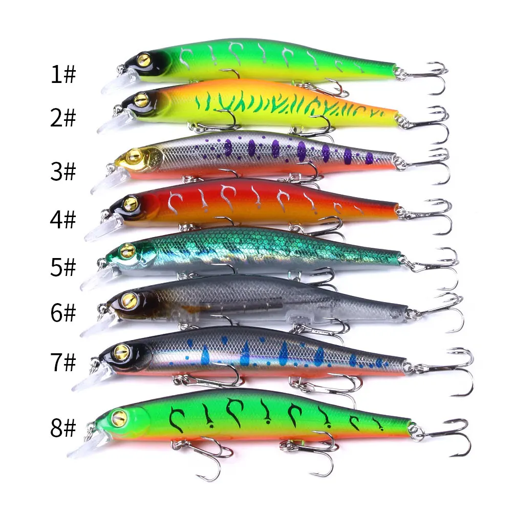 1 шт. ловля щуки и карпа Приманка Minnow 12 5 см/17 7g опускается на дно искусственные