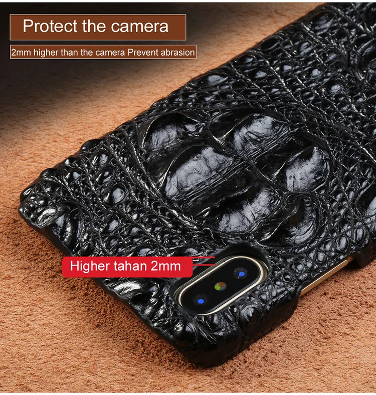 LANGSIDI натуральный крокодиловой кожи чехол для iPhone X XS XSMax XR 6 7 8 плюс все включено мягкий в виде ракушки защитный чехол