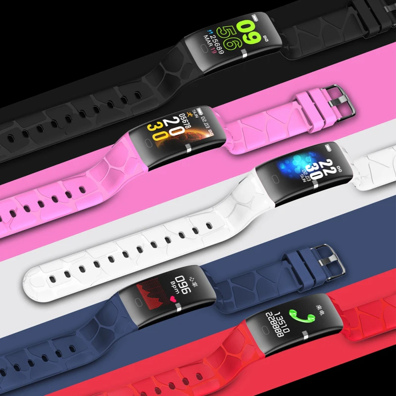 Smart Bracelet Ip67 Waterproof Heart Rate Monitoring Color Screen Sports Wristband Bluetooth Watch For Men Women | Электроника