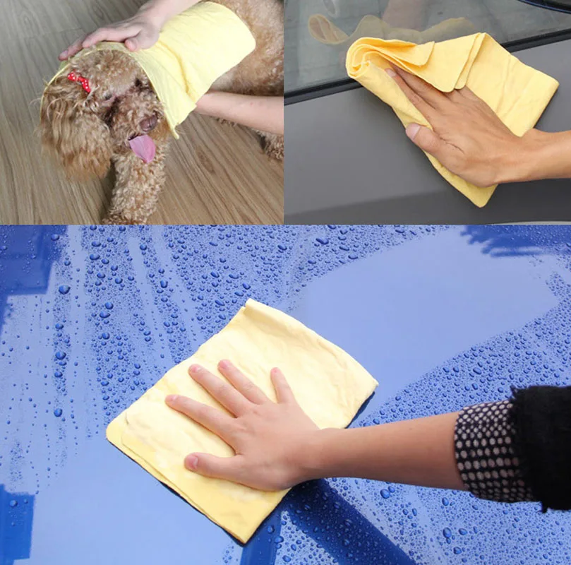 5 шт./партия впитывающее полотенце из искусственной замши | Дом и сад