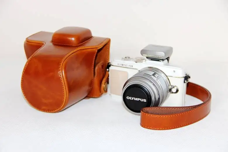 Заводские магазины высокого качества камеры кожаный чехол для Olympus PEN EPL7 E-PL7