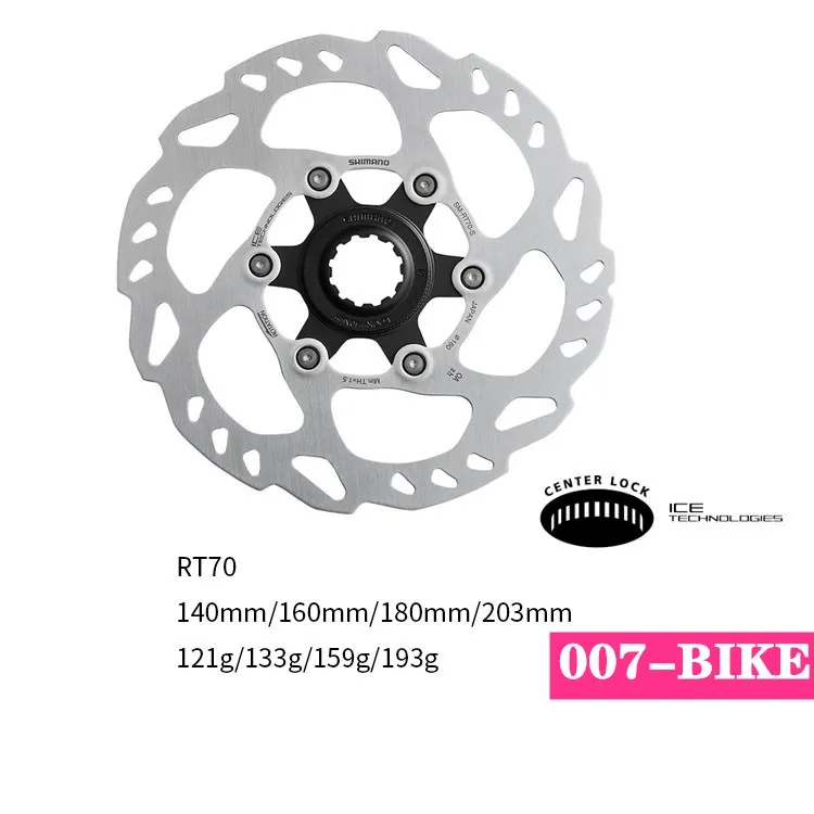 Новинка года Shimano SLX SM-RT70 ротор дисковый тормоз ротор SM RT70 Центральный замок костюм SLX 160 мм Ice-technology SLX M7000