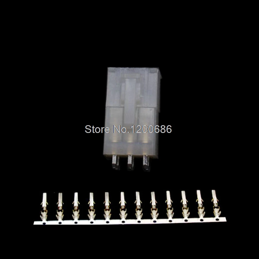 

6Pin Automotive Connector 5557/5569 Connector 4.2MM Set Plug Terminal white