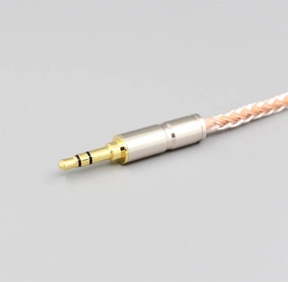 LN006021 чистый посеребренный OCC кабель для Hifiman HE560 HE-350 HE1000 V2 наушников 3,5 мм до 2,5 мм