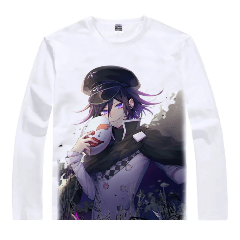Мужская футболка Makoto Naegi Kyoko Kirigiri Danganronpa V3 Killing Harmony Повседневная Винтажная