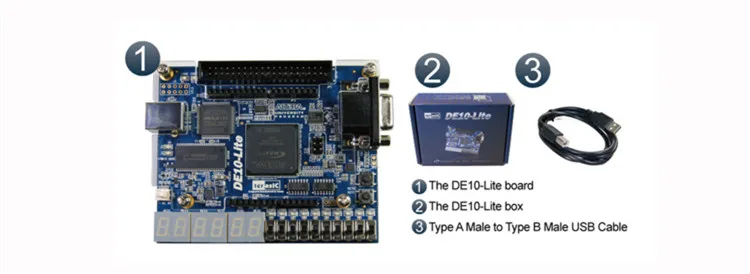 Altera MAX10 10M50 CPLD макетная плата Altera DE10-lite с 64 Мб SDRAM с Arduino R3 разъемом USB Blaster