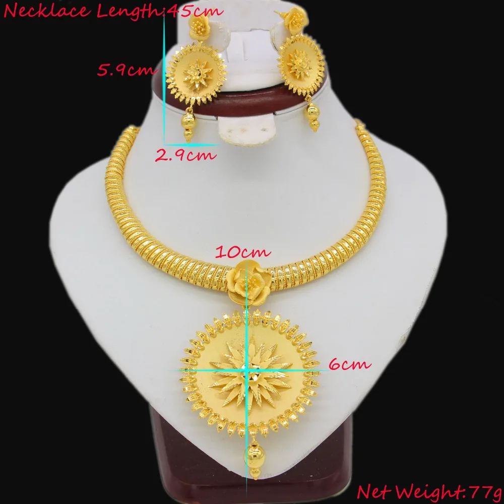 Новое ожерелье/серьги/кулон свадебные ювелирные наборы для женщин и девушек