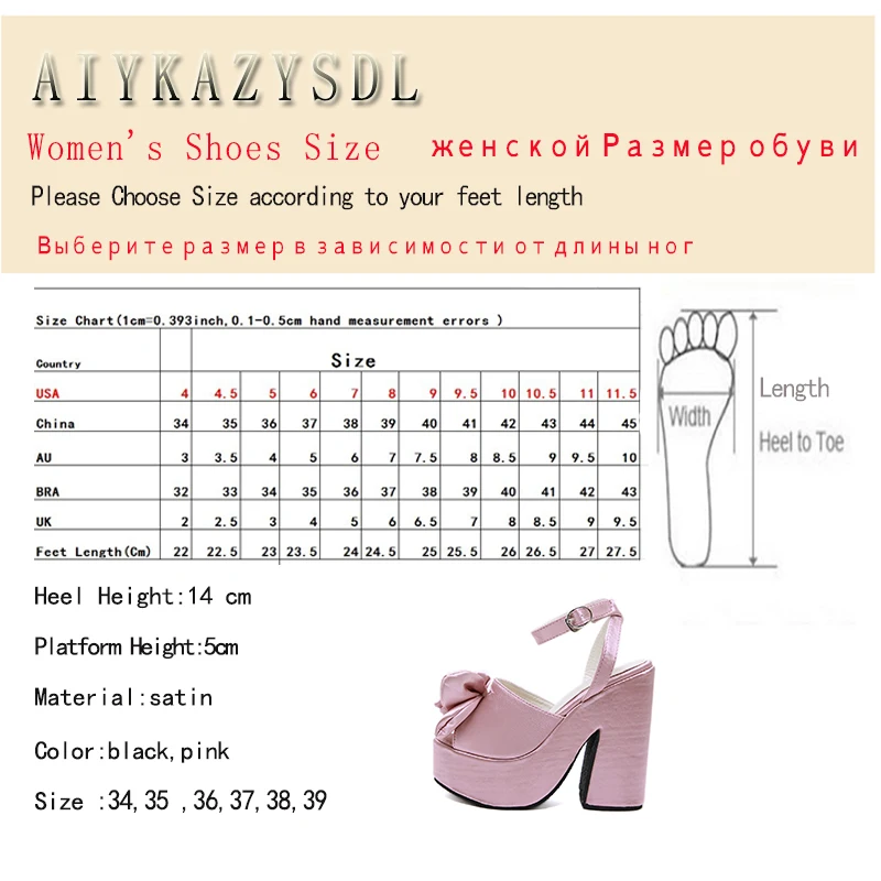 

AIYKAZYSDL Women 3D Flower Floral Bohemia Sandals Wedding Bridal Satin Silk Shoes Platform Chunky Block Ultra High Heels 2019
