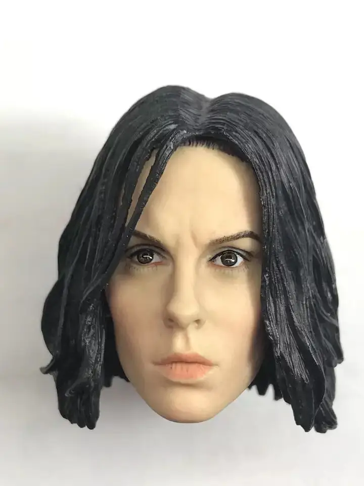 

1/6 Kate Beckinsale Underworld Selene Head Sculpt BROWN eyes for PALE 12'' body Action figure toys