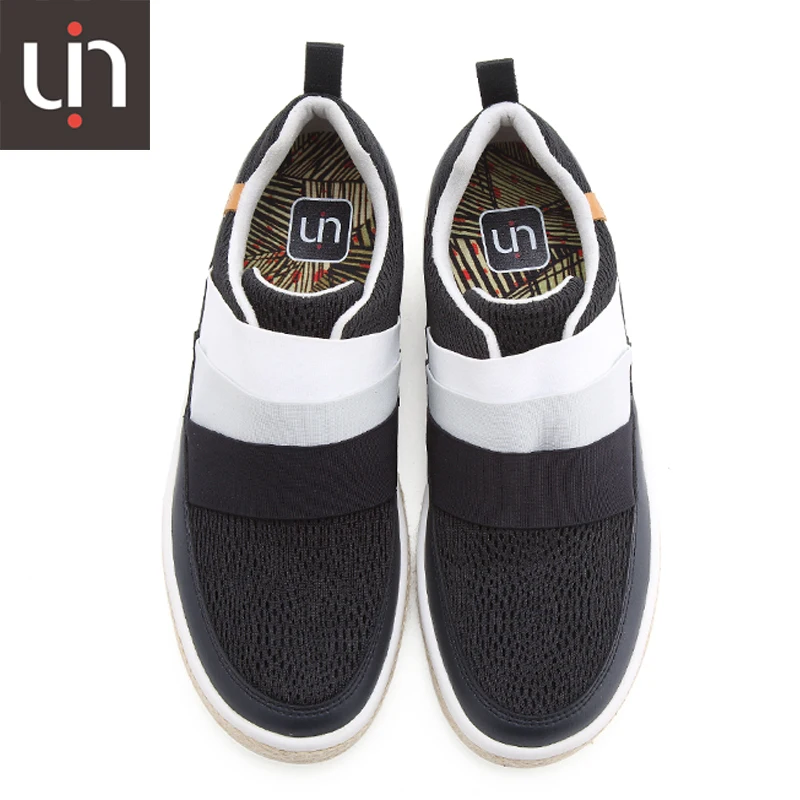 UIN Ibiza Design Men Casual Sneakers Breathable Slip-on Shoes Microfiber Travel Flats Male Fashion Loafers | Обувь