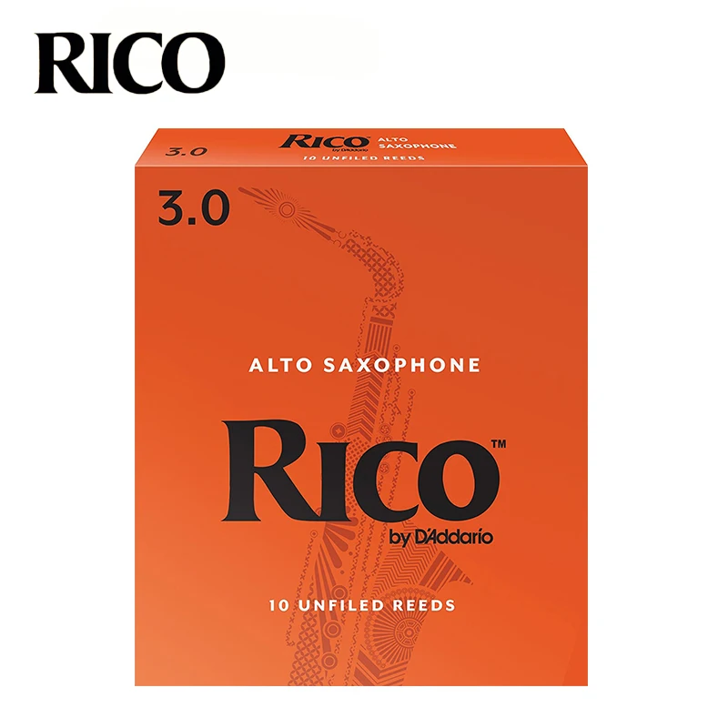 RICO Derppde Alto Eb Sax сила тростника 2 5 # 3 0 оранжевая коробка из 10 шт. alto saxphone Reeds E flat