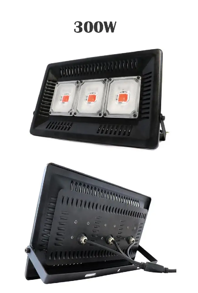 50W 100W 200W 300W полный спектр светодиодный Grow светильник Водонепроницаемый IP67 COB рост потолочные светильник для завода Крытый гидропонное парниковых