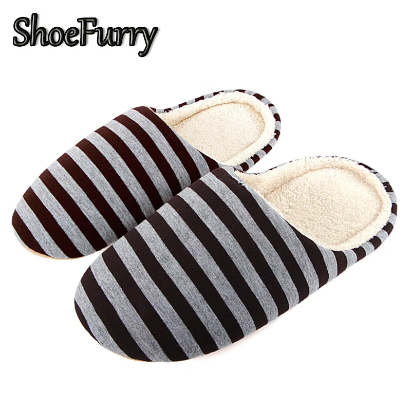 Меховые зимние женские домашние тапочки ShoeFurry на плоской подошве мягкая плюшевая