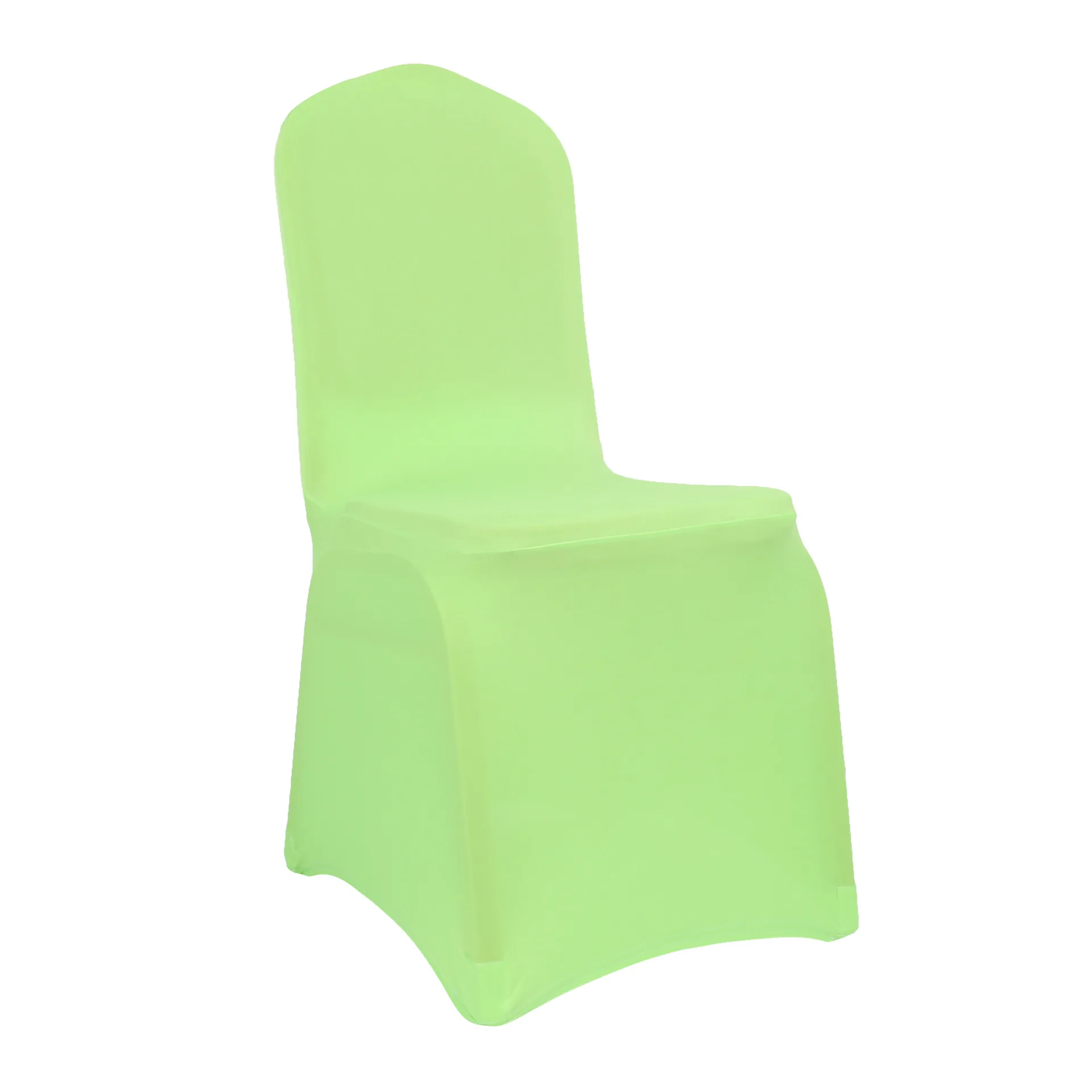 Light green SunnyRain 4/6 шт толстые свадебные вечерние чехлы на стулья из спандекса чехлы на кресла стрейч белые эластичные чехлы на стулья - Цвет: Light green