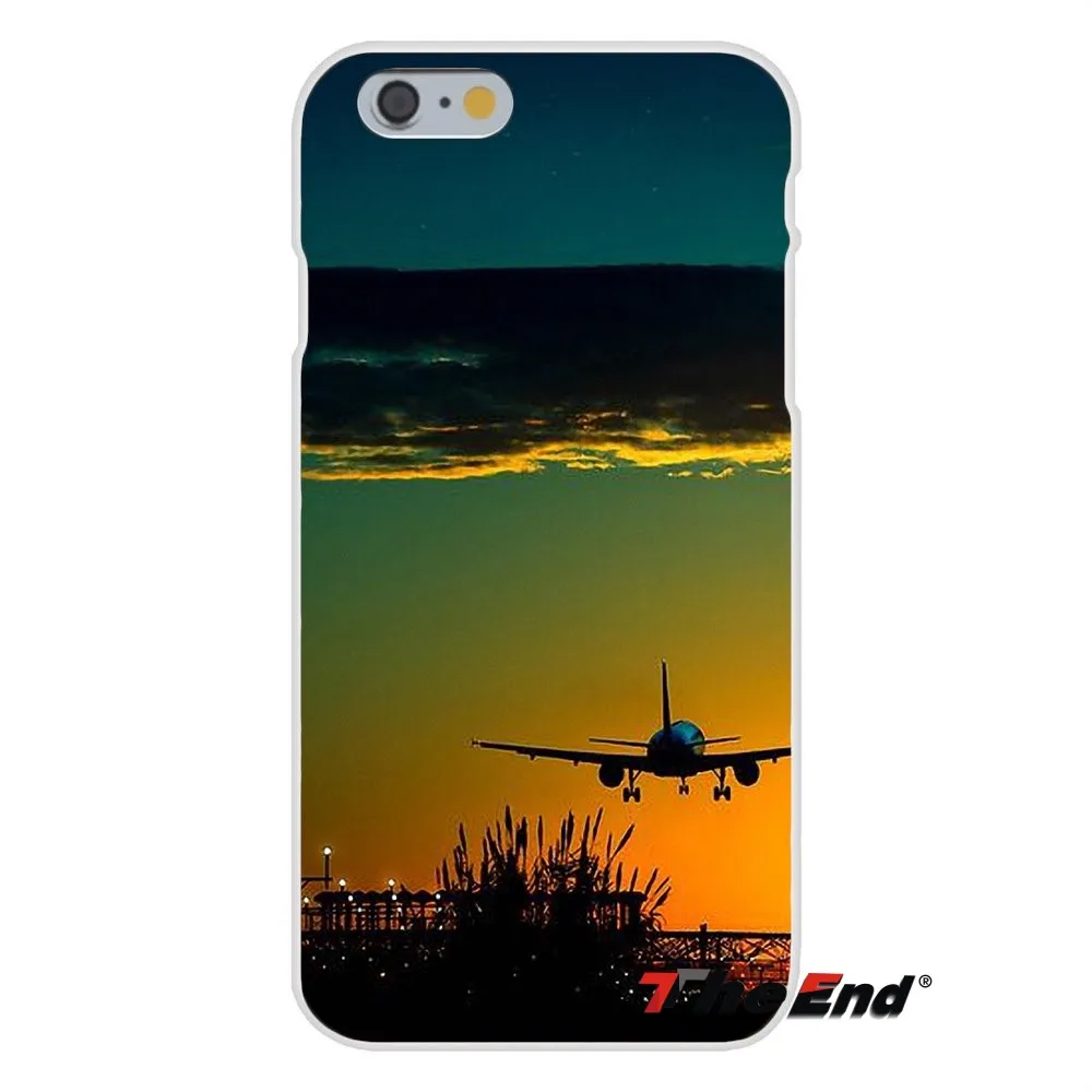 Силиконовый чехол для телефона Samsung Galaxy A3 A5 A7 J1 J2 J3 J5 J7 2015 2016 2017 Amazing Plane With Sunset Glow Theme