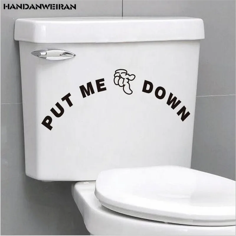 2 шт. настенные наклейки для ванной туалета резные водонепроницаемые английские