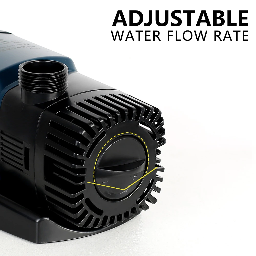 SUNSUN 2000-3000L/h Adjustable Aquarium Water Pump Hydroponics Pond Circulation Submersible Fountain Rockery |
