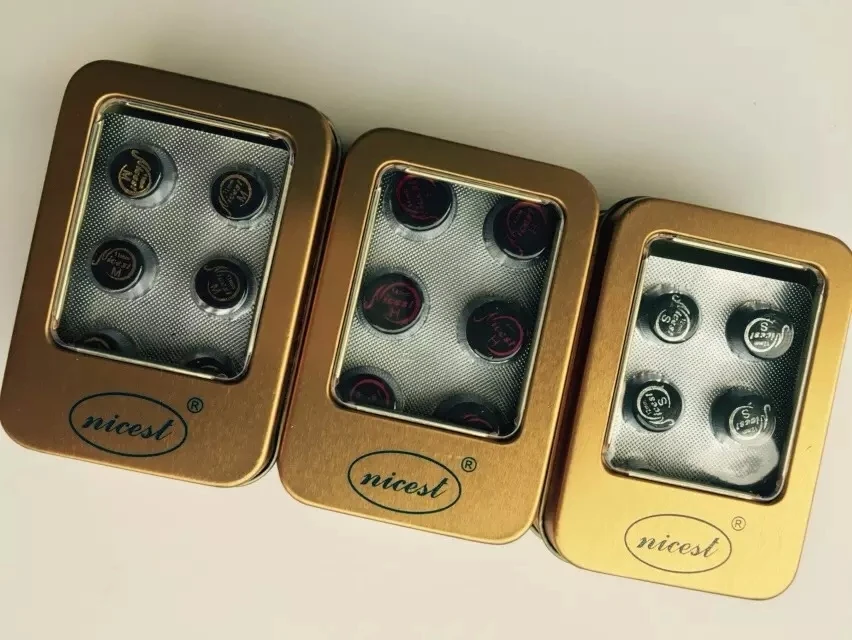 Бесплатная доставка 12 шт./лот новые черные красивые 11 мм наконечники для снукера