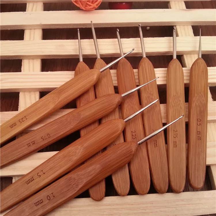 Бесплатная доставка 10 шт./компл. металлические и бамбуковые ручки крючки для