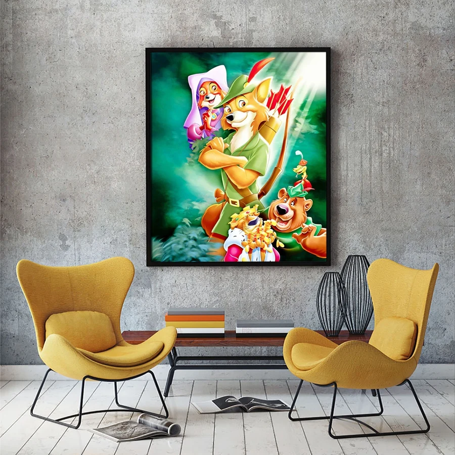 A993 Robin Hood Детский мультфильм HD Печать на холсте украшение дома гостиная Настенные