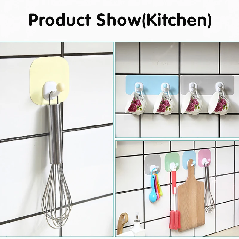 5 шт Горячая продажа не царапается клей бытовой водонепроницаемый крючки крючок