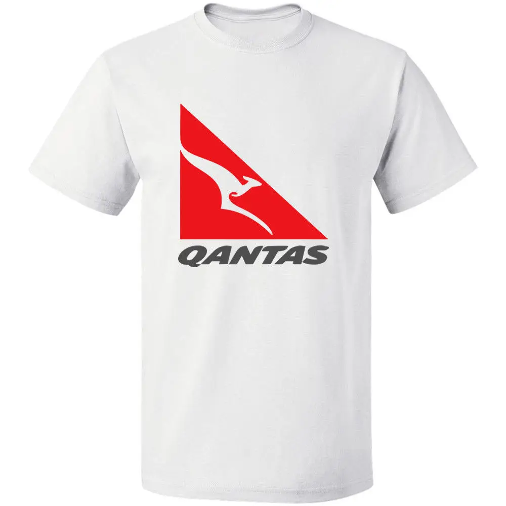 Qantas самолет Логотип Тройник Бесплатная доставка 100% хлопок S 3XL мужской