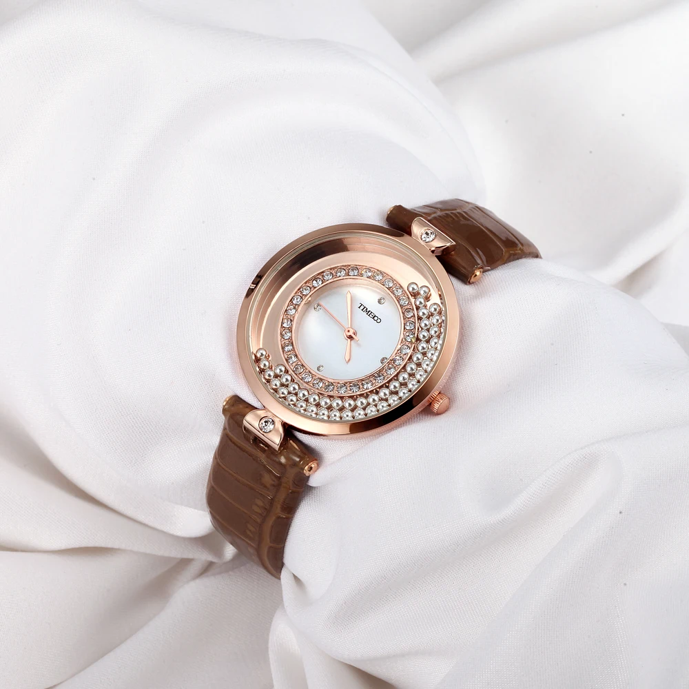 TIME100 Часы женские наручные роскошный ретро стиль текучий шарик в колеце Большой