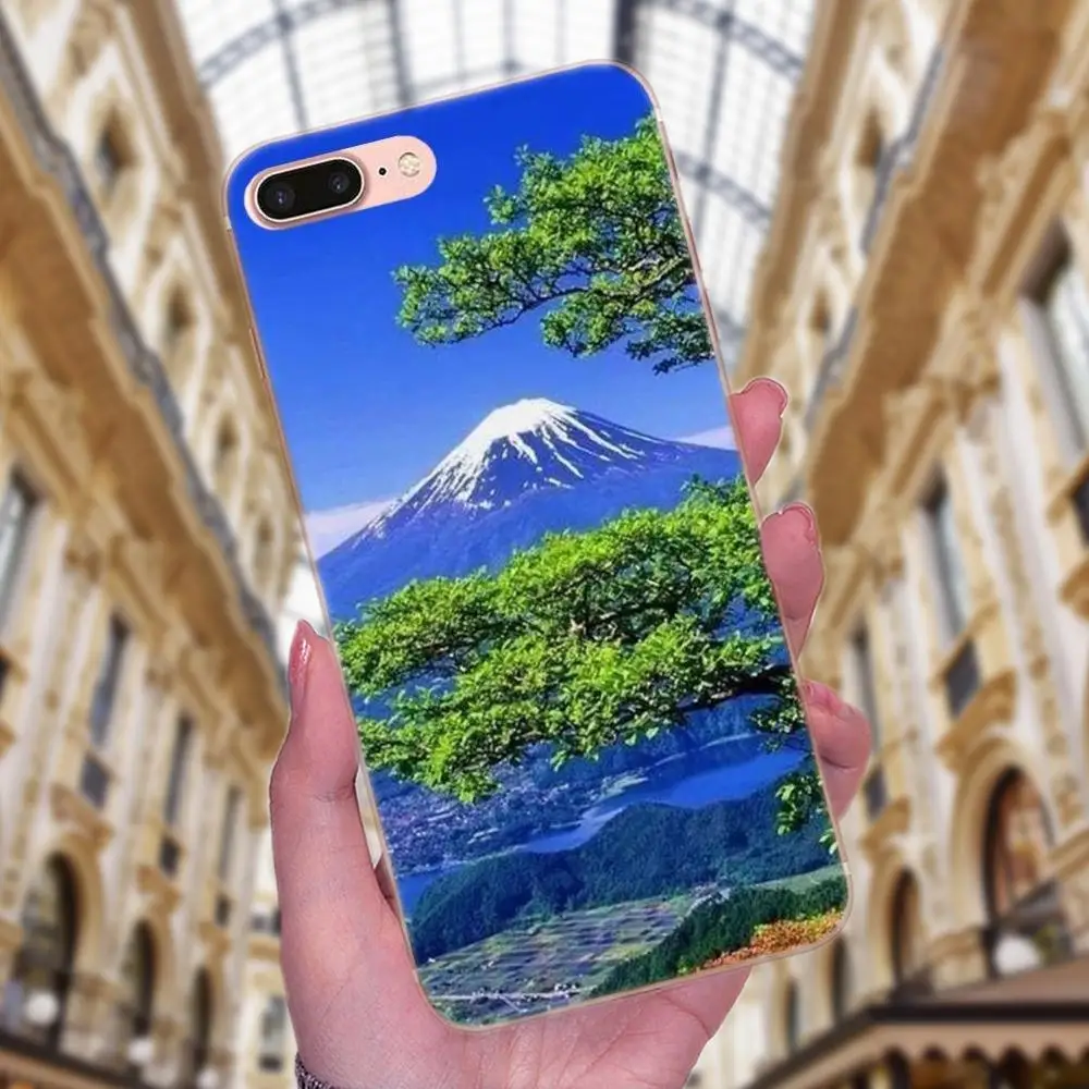 Крепление Fuji цветок вишни предложение TPU горячие продажи для Huawei Mate 7 8 9 10 20 P8 P9 P10 P20