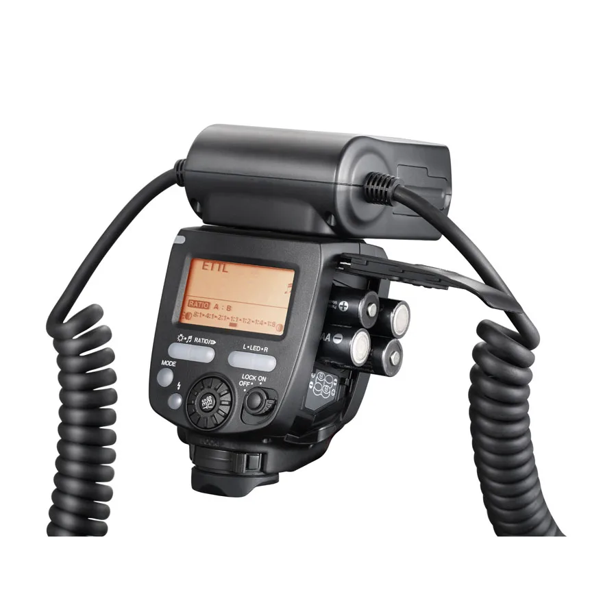 Yongnuo YN24EX E-TTL Макро Вспышка Speedlite для Canon EOS 1Dx 5D3 6D 7D 70D 80D камеры с 2 шт. флэш-головки+ 4 шт. переходные кольца