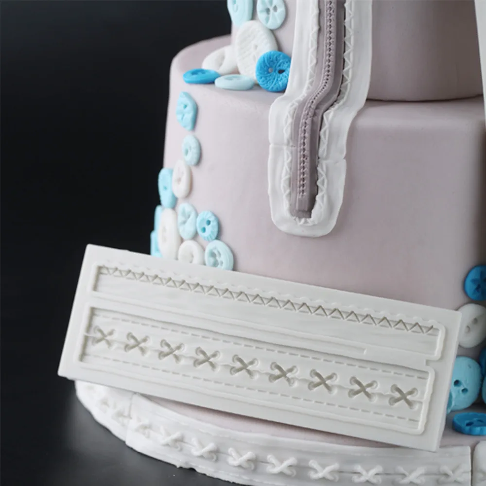 Luyou DIY молния Fondant (сахарная) прессформы выпечки силиконовые формы для тортов
