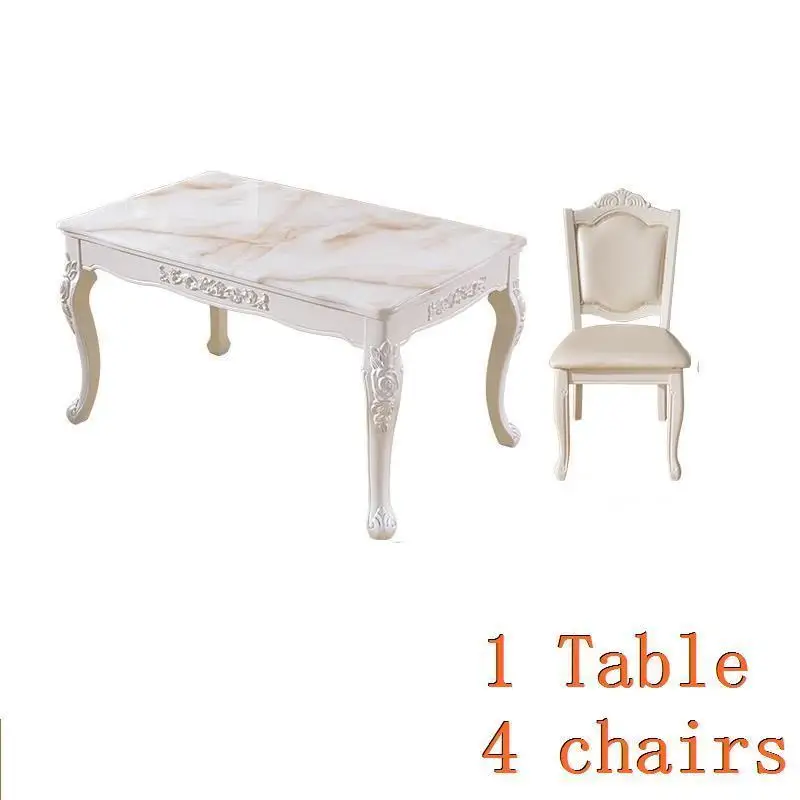 Комната Jantar Langer Eettafel De Salle Redonda Marmol набор яслей современный деревянный Европейский комедор Tablo Bureau Mesa обеденный стол - Цвет: MODEL V