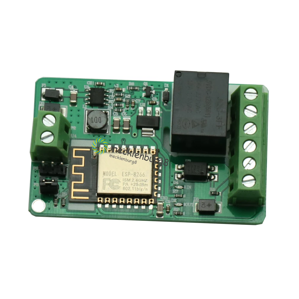 Сетевое релейное устройство ESP8266 модуль ESP-12F 10 А 220 В Wi-Fi с входом 4-слойная плата