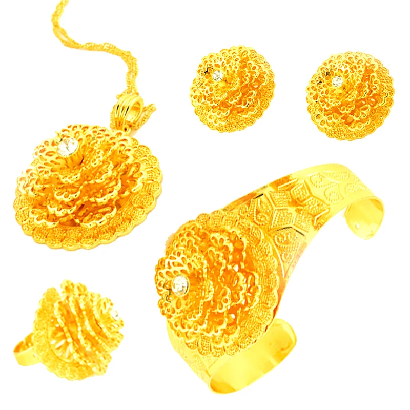 Эфиопские Ювелирные наборы золотые ювелирные изделия