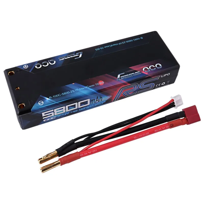 Аккумулятор Gens ace 7 4 V 5800mAh 100C 200C Lipo 2S Deans Plug надежное питание для гоночных