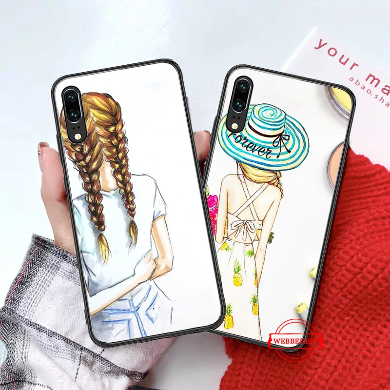 Силиконовый чехол для Huawei P8 Lite 2015 2017 P9 2016 Mimi P10 P20 Pro P Smart 2019 P30|Бамперы| |